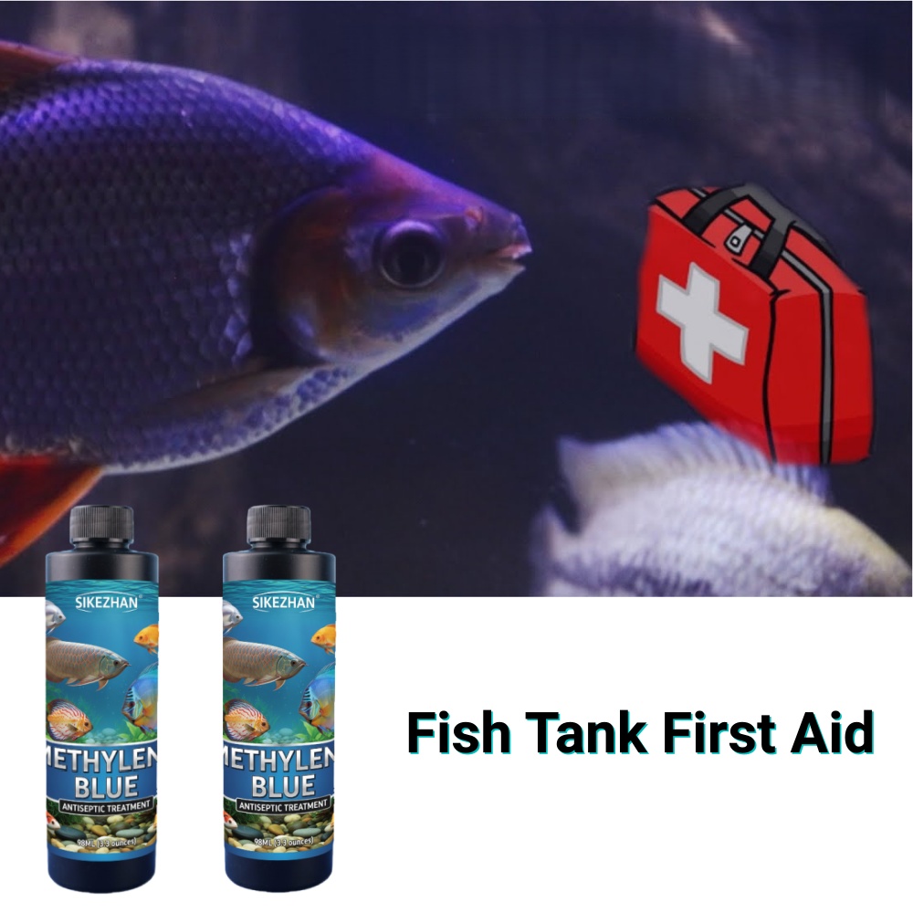 SIKEZHAN 98ml Larutan Methylen - Aquarium Fish Discus ulasan dan harga