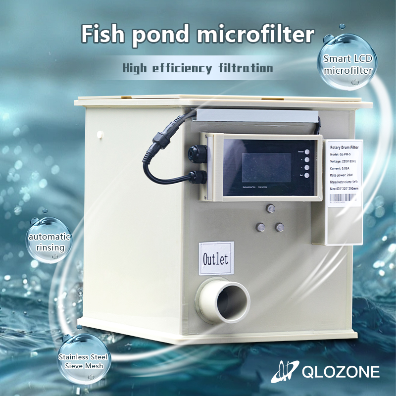 Filter Drum Rotary Mini Desain - Aquarium Fish In Pond ulasan dan harga