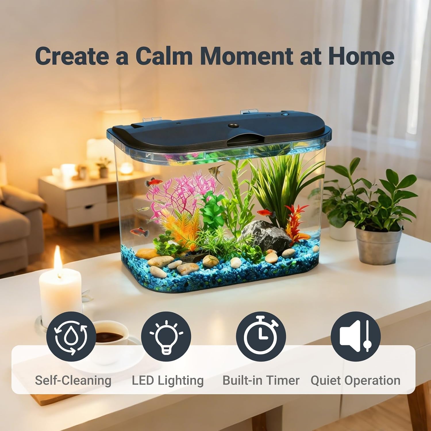 Kit Akuarium 5-Galon dengan La - Aquarium Fish Variety ulasan dan harga