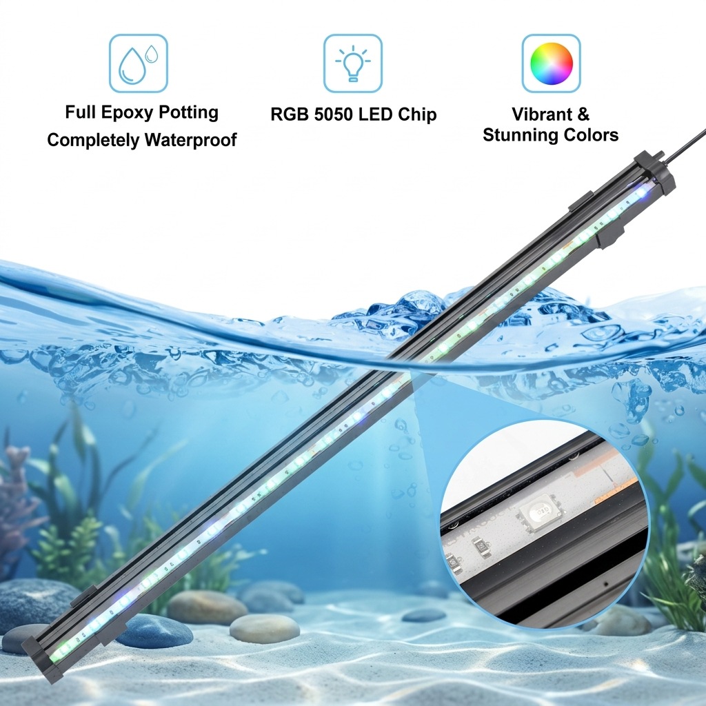 Lampu Gelembung Udara Akuarium - Aquarium Fish Lamp ulasan dan harga