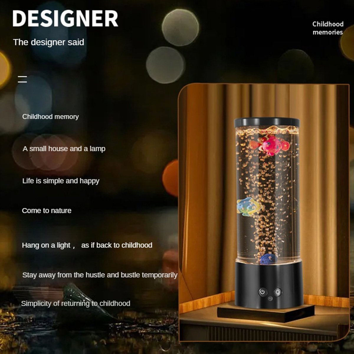 *A99Z Lampu Ikan Mini RGB Bubb - Aquarium Fish Colour ulasan dan harga