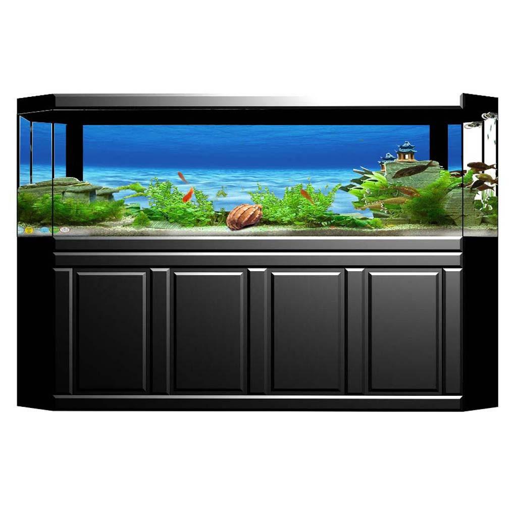 Stiker Gambar 3D Latar Belakan - Fish In Aquarium Picture ulasan dan harga