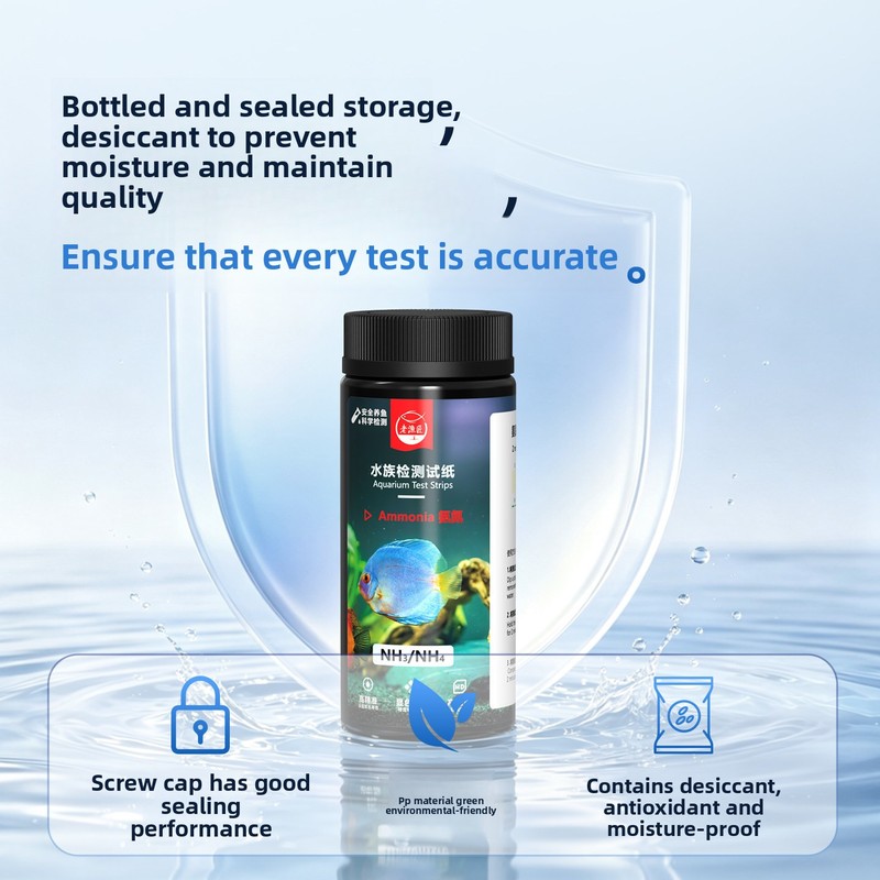 8-in-1 Strip Tes Akuarium - Al - Aquarium Fish In Pond ulasan dan harga